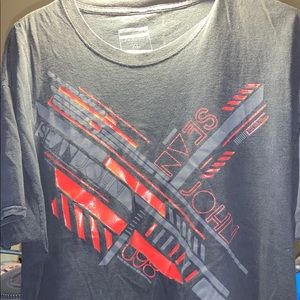 Sean John Black & Red T-Shirt Mens XL